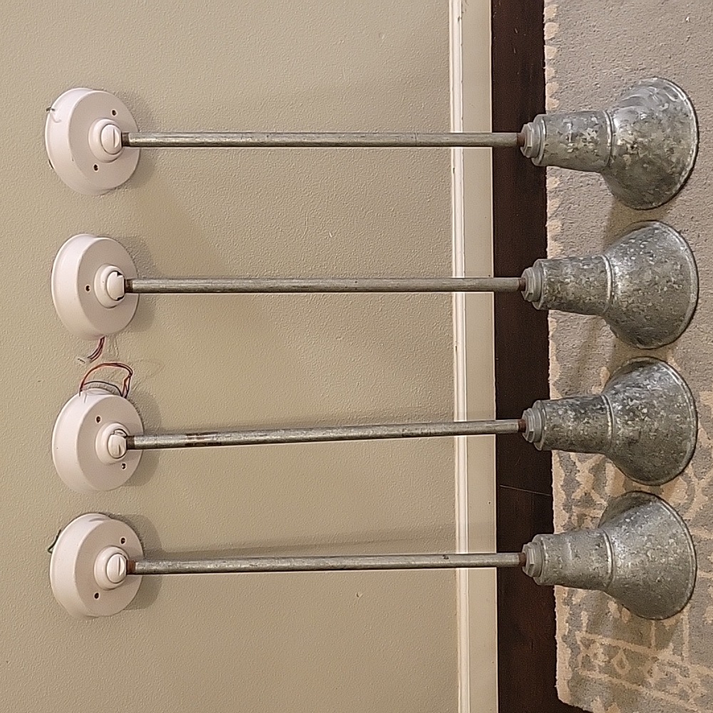 Vintage Abolite Galvanized Sign Lights (4)